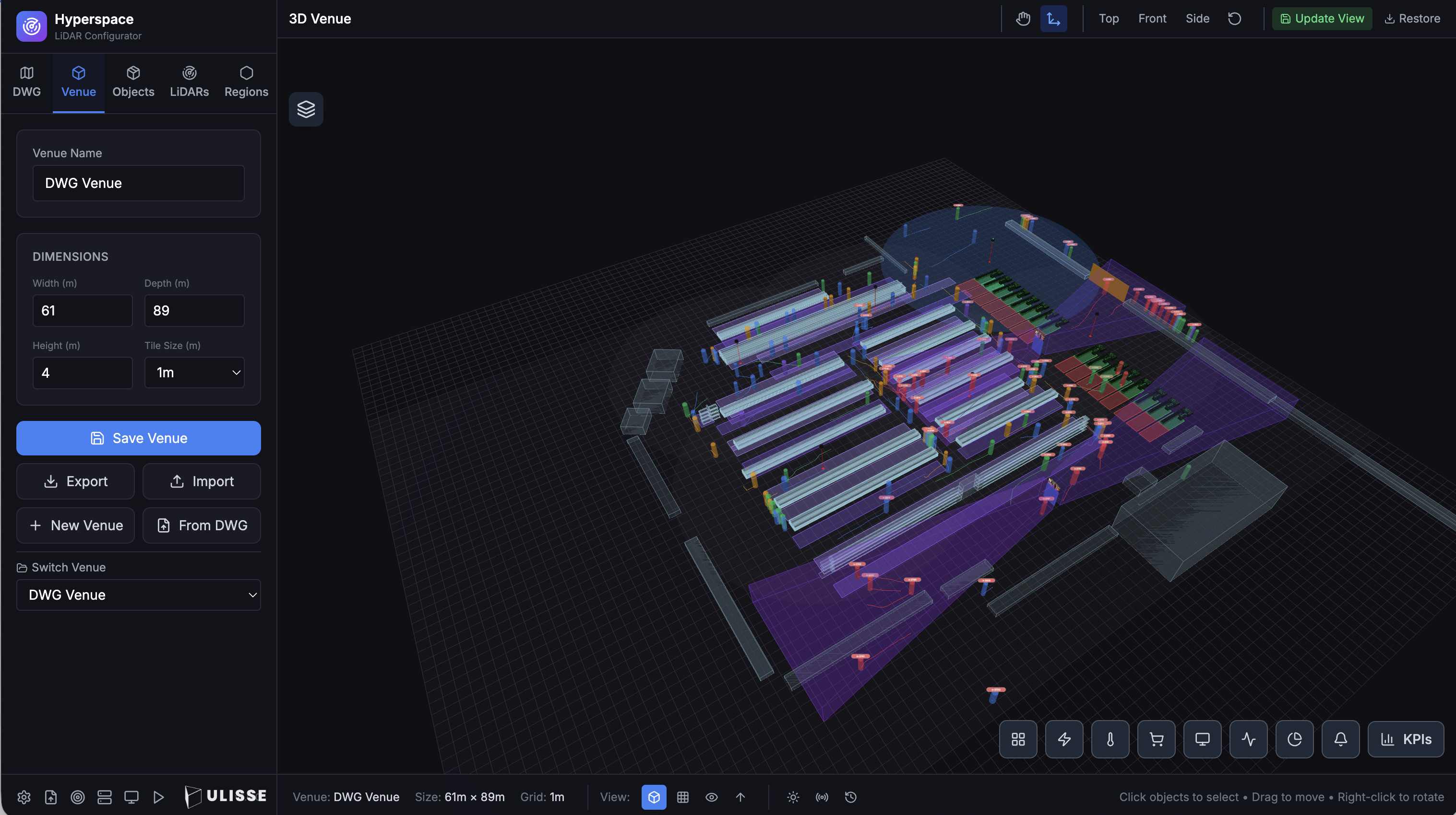 3D Venue Builder